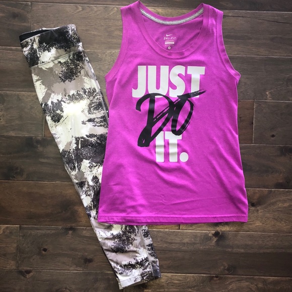 Nike Tops - Nike Dri-Fit | Purple “Just Do It” Tank